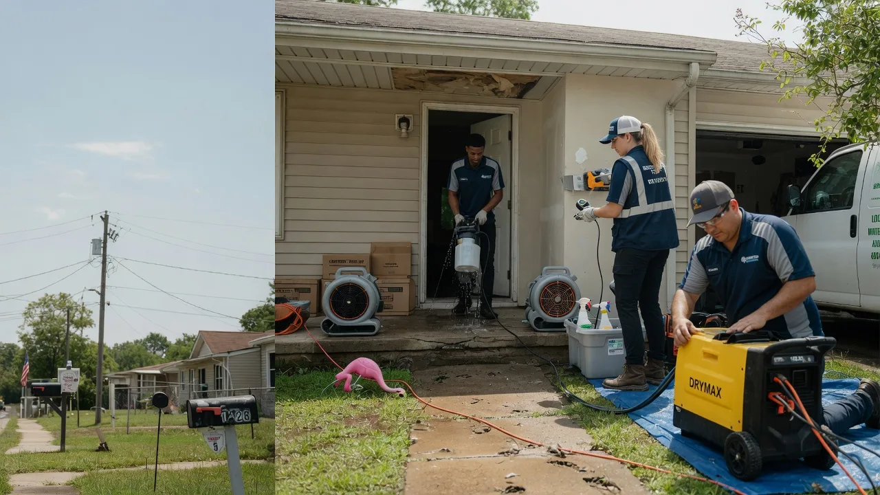 Storm Damage Water Removal in Christiansburg, OH near me
